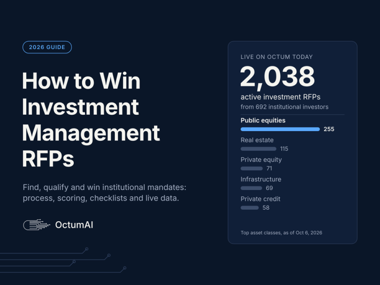 Investment Management RFPs: The 2026 Guide for Fund Managers